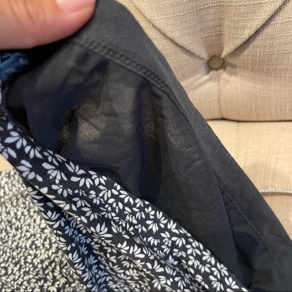 Vintage Ann Taylor Sheath Dress M Floral Stretch Rayon Knit Knee Length - Picture 9 of 9